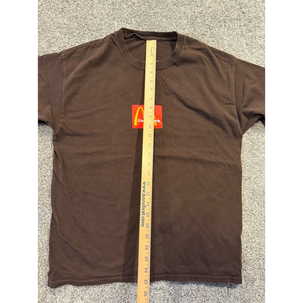Cactus Jack T-Shirt Mens M Brown McDonalds Logo Sesame Graphic Short Sleeve Tee - Picture 6 of 8